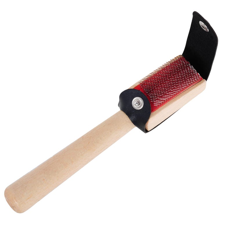 Jmkcoz Dancing Shoes Brush Wooden Suede Sole Shoe Brush Cleaner Cleaning Brush for Modern Latin Dance Shoes Wire Brush - Image 3